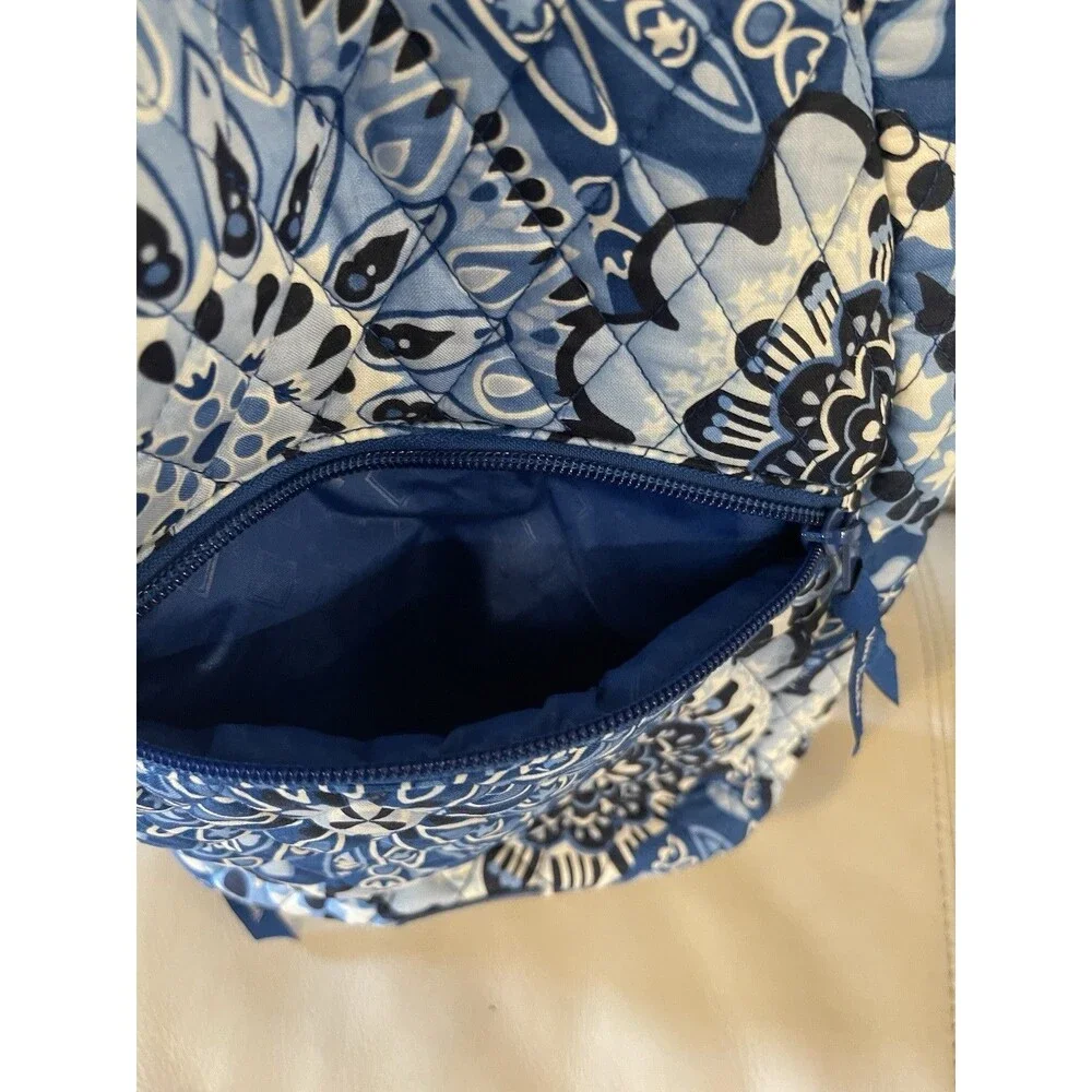 Vera Bradley Sling Back Pack Backpack Blue Paisley